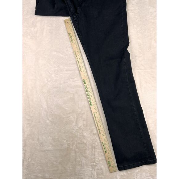 The Perfect Jean NYC Bootcut Jeans Mens 34x36 Black Denim 5-Pocket Performance - Picture 5 of 8